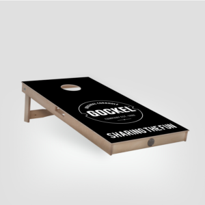 Cornhole board with GOCKEL logo, to play at every event!