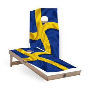 CORNHOLE BOARDS - SWEDISH FLAG