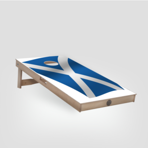 Cornhole Board - Scottish flag