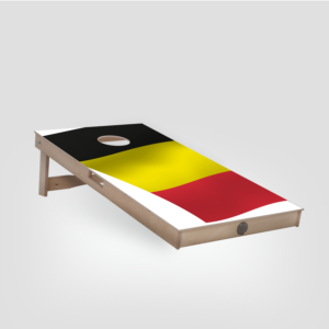 Cornhole Board - Belgium flag