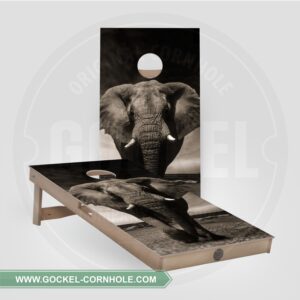 Cornhole boards - elephant