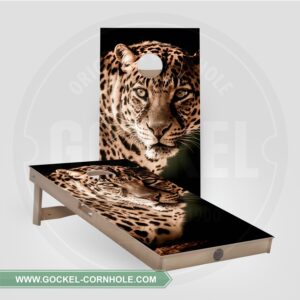 Cornhole boards - leopard
