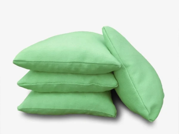 Set of 4 GREEN cornhole bags