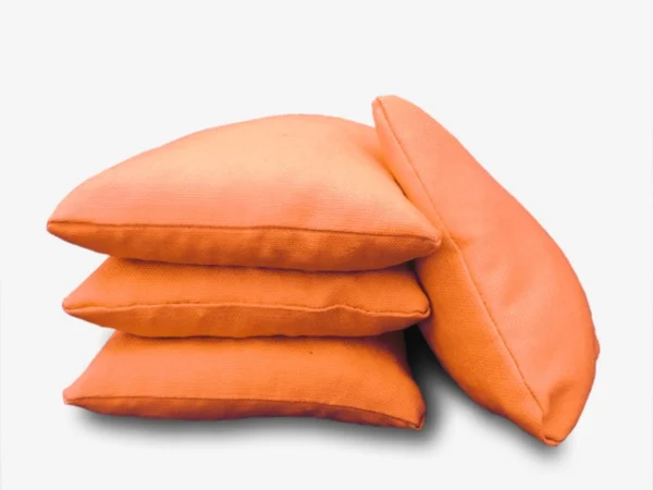 Set of 4 ORANGE cornhole bags