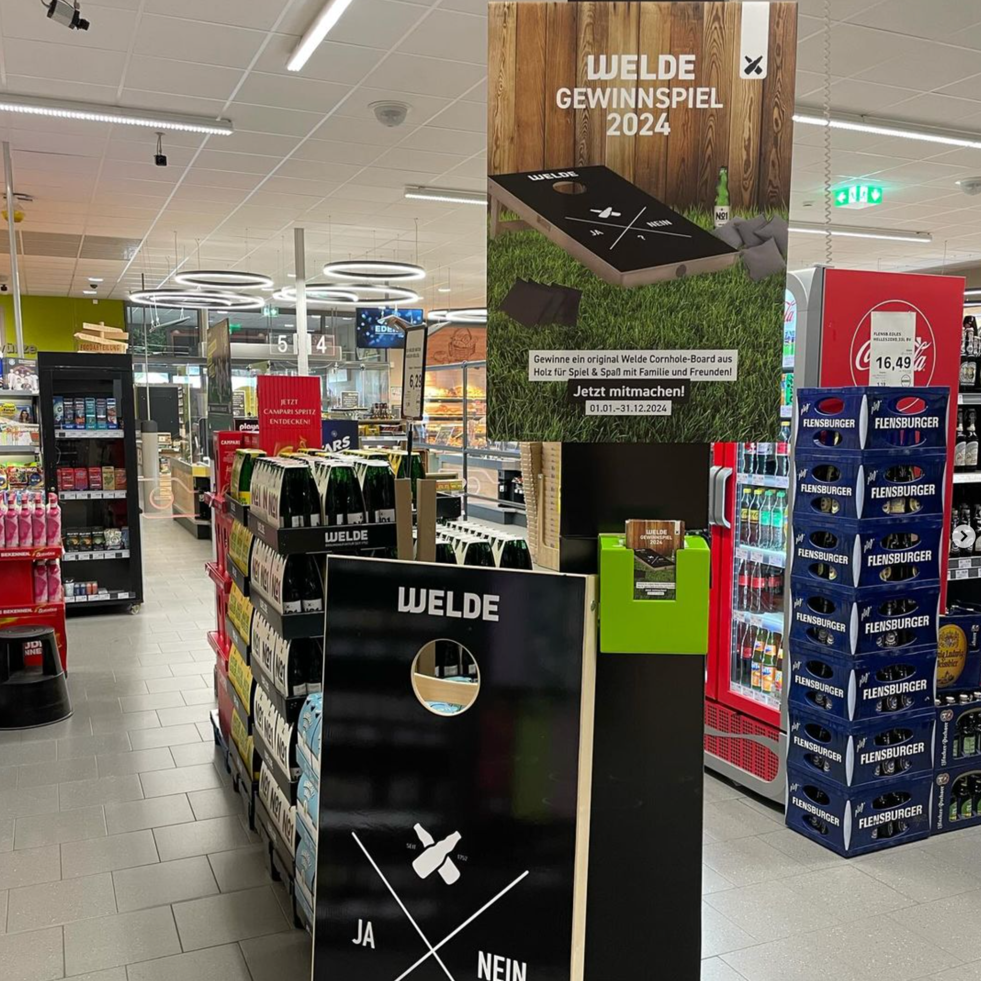 Custom Cornhole Game for Welde Brau – Perfect for Events & Promotions